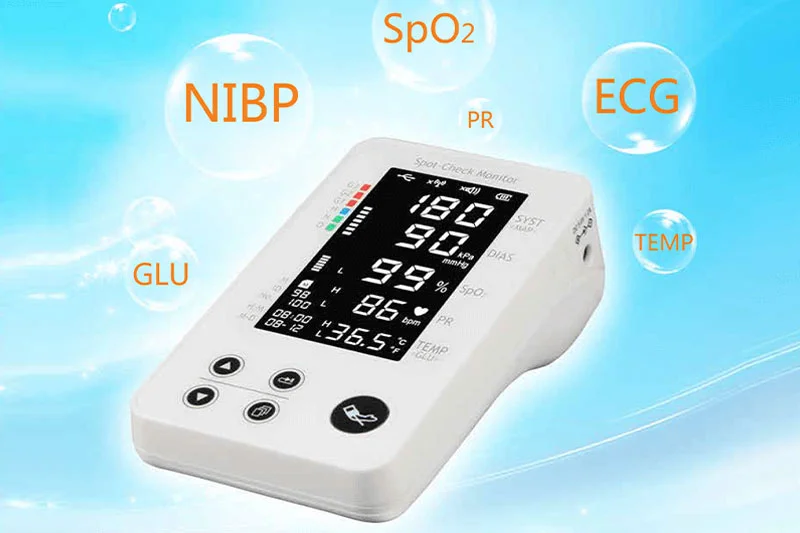 Monitor de signos vitales portátil todo en uno para Telesalud de grado médico PC-303 Lepu
