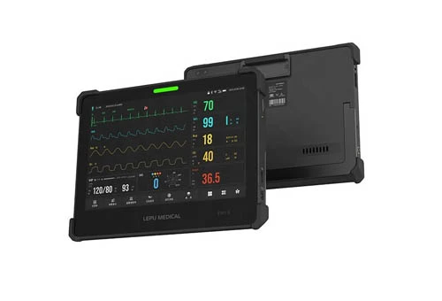 Monitor médico Lepu de grado AIView VX, monitor de signos vitales, monitor de paciente, monitor multiparámetro portátil con pantalla táctil para Hospital, sala de clínica y uso en el hogar